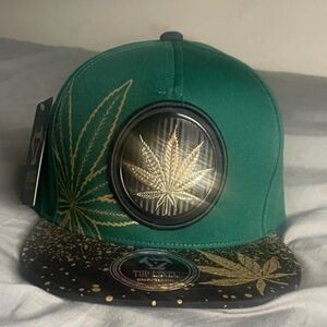 Black and Green Weed Hats